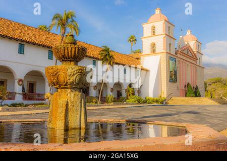 Ein warmer Dezember in Santa Barbara, Kalifornien Stockfoto