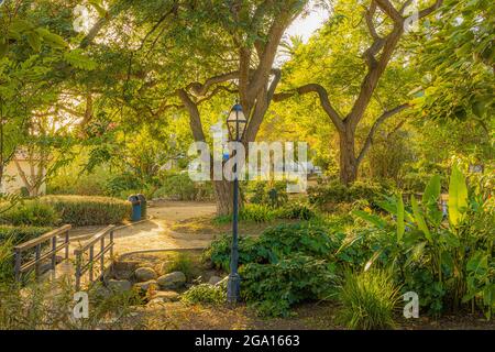 Ein warmer Dezember in Santa Barbara, Kalifornien Stockfoto