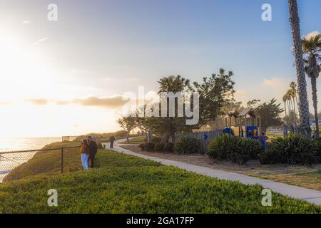 Ein warmer Dezember in Santa Barbara, Kalifornien Stockfoto