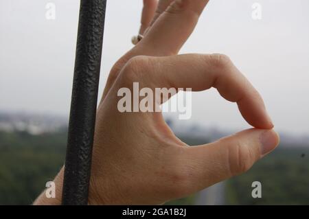 Yoga in Berlin und Brandenburg, Deutschland Stockfoto