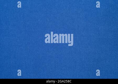 Blauer Flachstoff aus Baumwollmaterial. Stoffhintergrund in Blautönen. Stockfoto