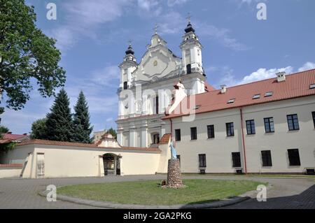 Kirche Mariä Himmelfahrt in Pinsk, Republik Weißrussland. Stockfoto