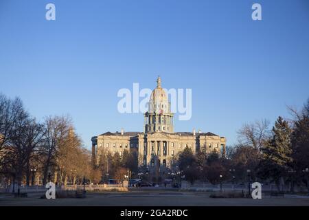 Colorado State Capitol in Denver, Colorado; Denver, Colorado, Vereinigte Staaten von Amerika Stockfoto