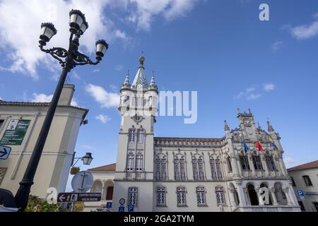 Rathaus von Sintra in der Altstadt von Sintra; Sintra, Lissabon, Portugal Stockfoto