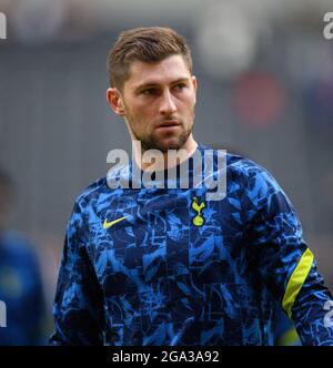 28. Juli 2021 - Milton Keynes Dons / Tottenham Hotspur - Pre-Season Friendly - The MK Stadium Ben Davies Bildnachweis: © Mark Pain / Alamy Live News Stockfoto