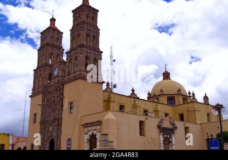 Mexiko - Catedral Parroquia de Nuestra Señora de Dolores Stockfoto