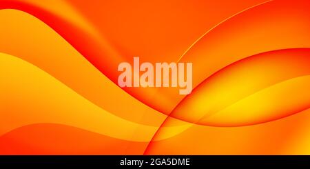 Rot und Orange Kombination Erstellen von Gelb Gradient Random Shapes Abstrakten Hintergrund Tapete Konzept. Modernes, farbenfrohes, abstraktes Hintergrunddesign Stockfoto