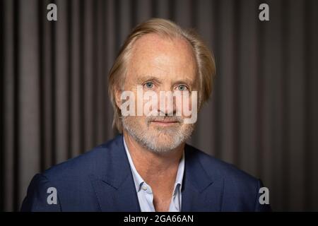 John Porter, CEO von Telenet, im Bild während einer Pressekonferenz über die Halbjahresergebnisse 2021 des belgischen Telekommunikationskonzerns Telenet, Donnerstag, 29. Juli 2021 Stockfoto