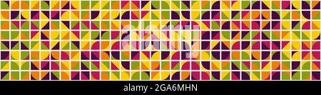 Abstrakte geometrische generative Illustrationen Stock Vektor