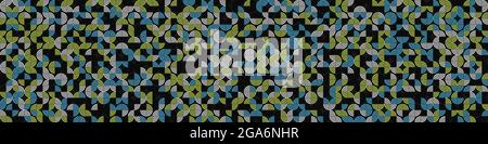 Abstrakte geometrische generative Illustrationen Stock Vektor