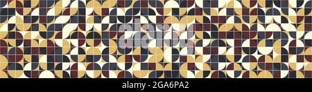 Abstrakte geometrische generative Illustrationen Stock Vektor