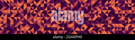 Abstrakte geometrische generative Illustrationen Stock Vektor