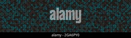 Abstrakte geometrische generative Illustrationen Stock Vektor