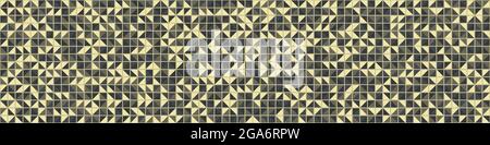 Abstrakte geometrische generative Illustrationen Stock Vektor