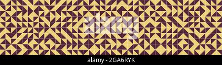 Abstrakte geometrische generative Illustrationen Stock Vektor