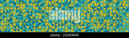 Abstrakte geometrische generative Illustrationen Stock Vektor