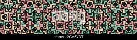 Abstrakte geometrische generative Illustrationen Stock Vektor
