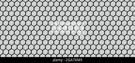 Weißes Hexagon abstraktes Hintergrund Vektor-Design Stock Vektor