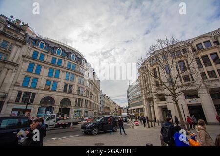 Ludgate Hill in London Stockfoto