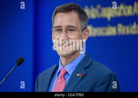 JOEY HOOD, AMTIERENDER STELLVERTRETENDER SEKRETÄR DES BÜROS FÜR NAHOSTANGELEGENHEITEN Stockfoto