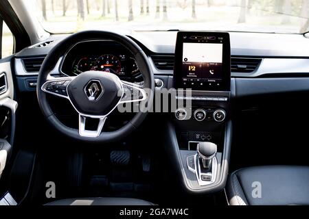 Renault Captur TCE 130 intens. Auto, Innenraum Foto: Pontus Lundahl / TT / Code 10050 Stockfoto