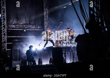 royal Blood bei Tramlines Festival 2021 Stockfoto