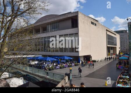 Southbank Centre Außenansicht, London, Großbritannien 2021. Stockfoto