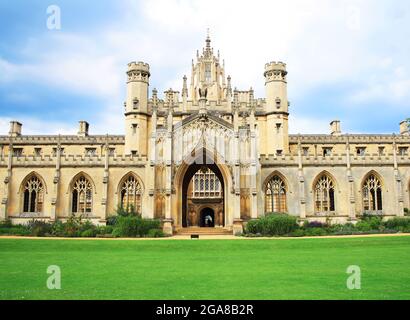 The New Court at St John's College, Teil der University of Cambridge (England) Stockfoto