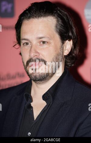 Regisseur Edgar Wright bei der britischen Premiere der Sparks Brothers beim Sundance London Film Festival im Picturehaus Central Cinema im Zentrum von London. Bilddatum: Donnerstag, 29. Juli 2021. Bildnachweis sollte lauten: Aaron Chown/PA Wire Stockfoto