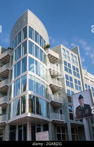 Moderne Architektur wie in Berlin, Deutschland. Stockfoto