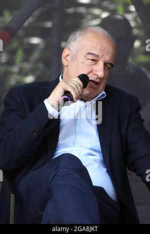 Rom, Italien. Juli 2021. Rom, Konfrontation zwischen den Kandidaten für den Bürgermeister von Rom während des Architekturfestivals in Rom Bild: Enrico Michetti Kredit: Unabhängige Fotoagentur/Alamy Live News Stockfoto