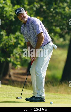 Der amerikanische Golfer Jerry Kelly Stockfoto