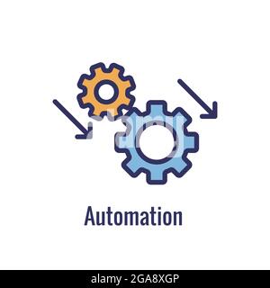 Symbol für agile Scrum-Prozesse und -Methoden Stock Vektor