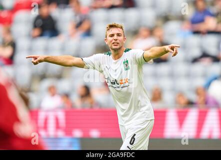 München, Deutschland. Juli 2021. Christoph KRAMER, MG6 geste im Freundschaftsspiel FC BAYERN München - BORUSSIA MÖNCHENGLADBACH am 28. Juli 2021 in München, Deutschland Saison 2021/2022, Spieltag X, 1.Bundesliga, FCB, Gladbach, München, X.Spieltag. Quelle: Peter Schatz/Alamy Live News Stockfoto