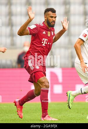 Eric MAXIM CHOUPO-MOTING (FCB 13) im Freundschaftsspiel FC BAYERN MÜNCHEN - BORUSSIA MÖNCHENGLADBACH 0-2 am 28. Juli 2021 in München, Deutschland Saison 2021/2022, Spieltag X, 1.Bundesliga, FCB, Gladbach, München, X.Spieltag. © Peter Schatz / Alamy Live News Stockfoto