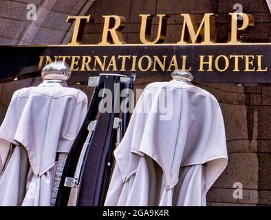 Eintritt zum Trump International Hotel in Washington, DC. Stockfoto