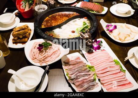 HD-Food-Fotografie Traditionelles chinesisches Essen Stockfoto