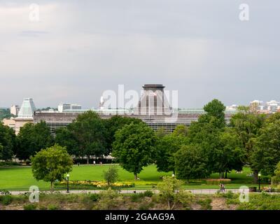 Die US-Botschaft in Ottawa wurde 1999 in der Nähe des kanadischen parlaments eröffnet. Stockfoto