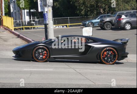 Los Angeles, Kalifornien, USA 29. Juli 2021 EIN allgemeiner Blick auf die Atmosphäre von Lamborghini in Hollywood am 29. Juli 2021 in Los Angeles, Kalifornien, USA. Foto von Barry King/Alamy Stockfoto Stockfoto