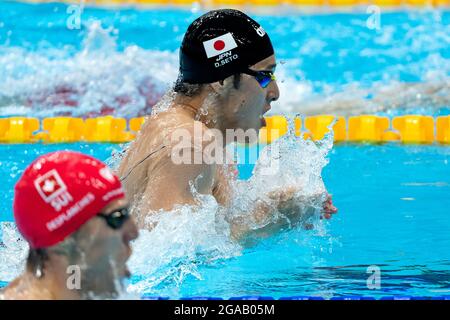 Tokio, Japan. Juli 2021. TOKIO, JAPAN - 30. JULI: Daiya Seto aus Japan tritt am 2020 30. Juli 2021 im Tokyo Aquatics Center in Tokio, Japan, im Einzel-Medley-Finale der Männer mit 200 m an (Foto: Giorgio Scala/Insidefoto/Deepbluemedia) Quelle: Insidefoto srl/Alamy Live News Stockfoto