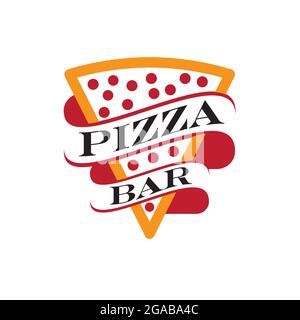 Logo der Pizza Bar Stock Vektor