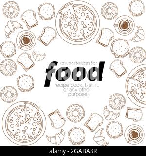 Food Hintergrund Textur ver 2. vektor Stock Vektor