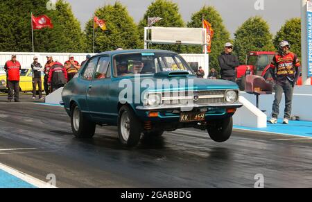 South Coast Raceway Portland, das ganze Geschehen vom South Coast Raceway in Portland, Victoria, Australien Stockfoto