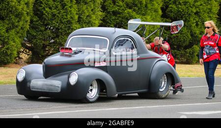 South Coast Raceway Portland, das ganze Geschehen vom South Coast Raceway in Portland, Victoria, Australien Stockfoto