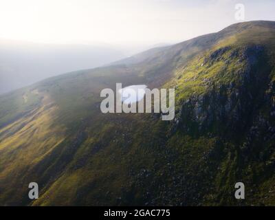 Arts Lough un Wicklow Mountains - Irland Stockfoto