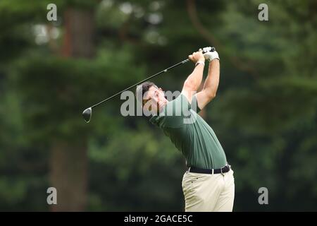 Saitama, Japan. Juli 2021. McIlroy Rory (IRL) Golf: Männer individuelle Stroke spielen Runde 2 während der Olympischen Spiele in Tokio 2020 im Kasumigaseki Country Club in Saitama, Japan . Kredit: Koji Aoki/AFLO SPORT/Alamy Live Nachrichten Stockfoto