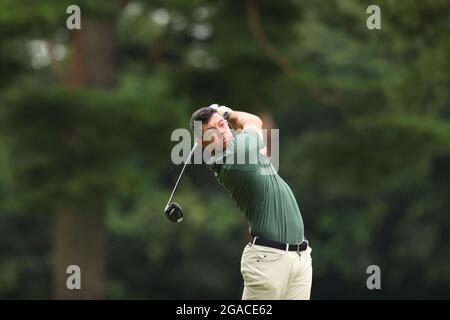 Saitama, Japan. Juli 2021. McIlroy Rory (IRL) Golf: Männer individuelle Stroke spielen Runde 2 während der Olympischen Spiele in Tokio 2020 im Kasumigaseki Country Club in Saitama, Japan . Kredit: Koji Aoki/AFLO SPORT/Alamy Live Nachrichten Stockfoto