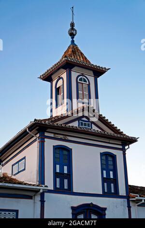 Barockkirche in Diamantina, Minas Gerais, Brasilien Stockfoto