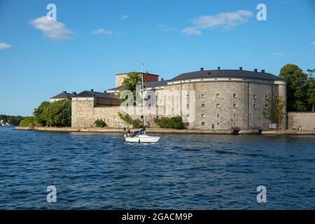 Festung Vaxholm, Stockholmer Schärengarten Stockfoto