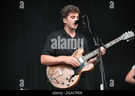 Circa Waves beim Tramlines Festival 2021 in Sheffield, England, Großbritannien Stockfoto